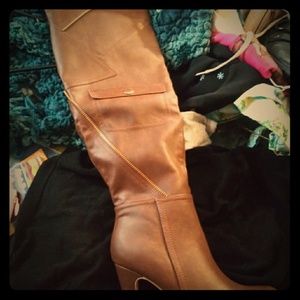 JustFab thigh high boots style "Wilma"